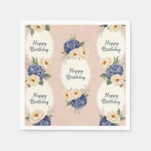 Feliz Aniversário, Hydrangeas e Peonias