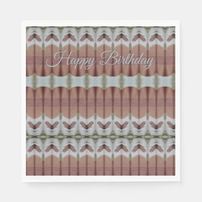 Guardanapo De Papel Feliz Aniversário Ou Qualquer Ocasião Bonito Napki (Frente)