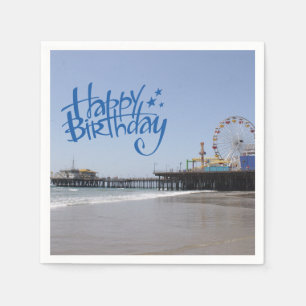 Guardanapo De Papel Feliz aniversário Papais noeis Monica Pier