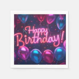 Guardanapo De Papel Feliz Aniversário Papel Napkin