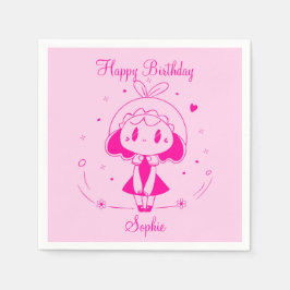 Guardanapo De Papel Feliz Aniversário Personalizado 