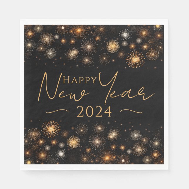 Guardanapo De Papel Feliz ano novo (Frente)