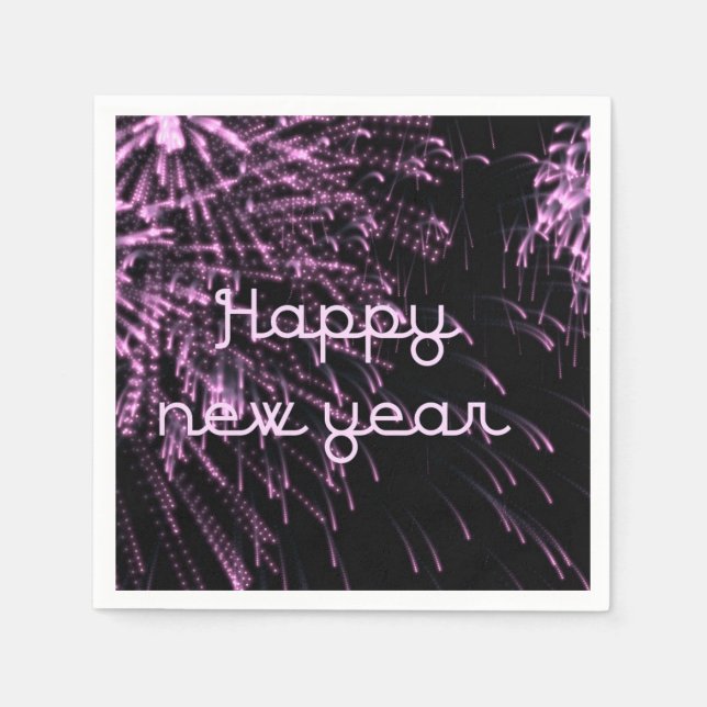 Guardanapo De Papel feliz ano novo (Frente)