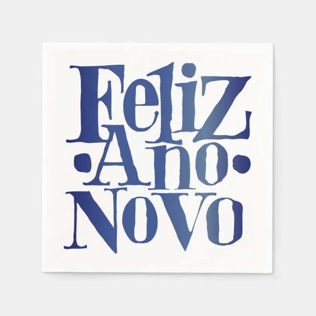 Guardanapo De Papel Feliz Ano Novo (Frente)