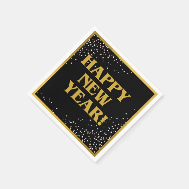 Guardanapo De Papel Feliz ano novo (Canto)