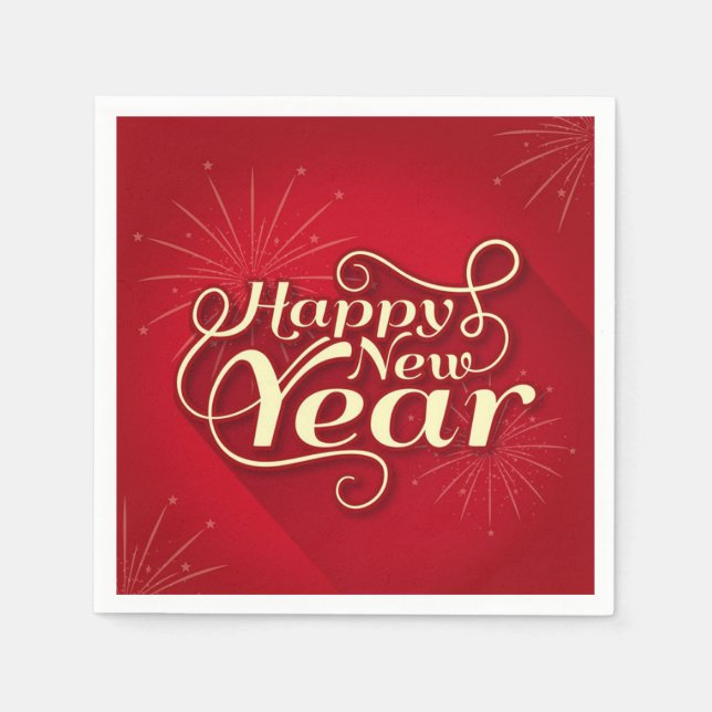 Guardanapo De Papel Feliz ano novo (Frente)