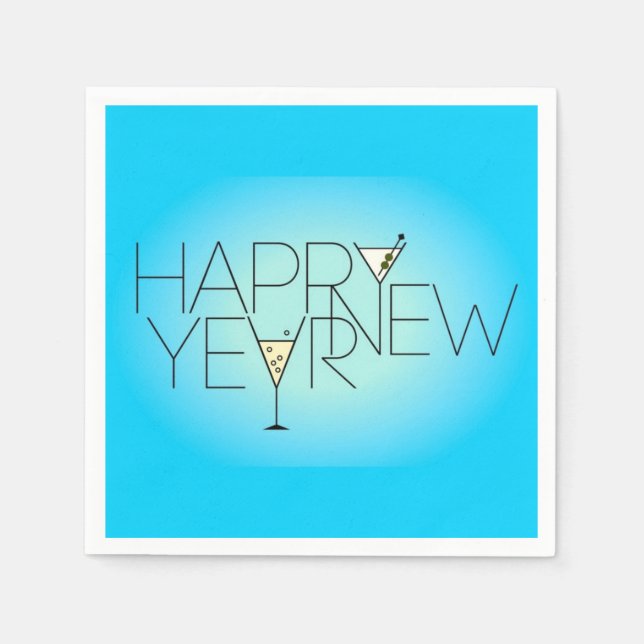 Guardanapo De Papel Feliz ano novo (Frente)