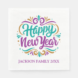 Guardanapo De Papel Feliz ano novo Personalizado