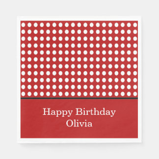 Guardanapo De Papel Feliz Bolinhas de aniversário