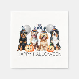 Guardanapo De Papel Feliz Cachorro de Halloween