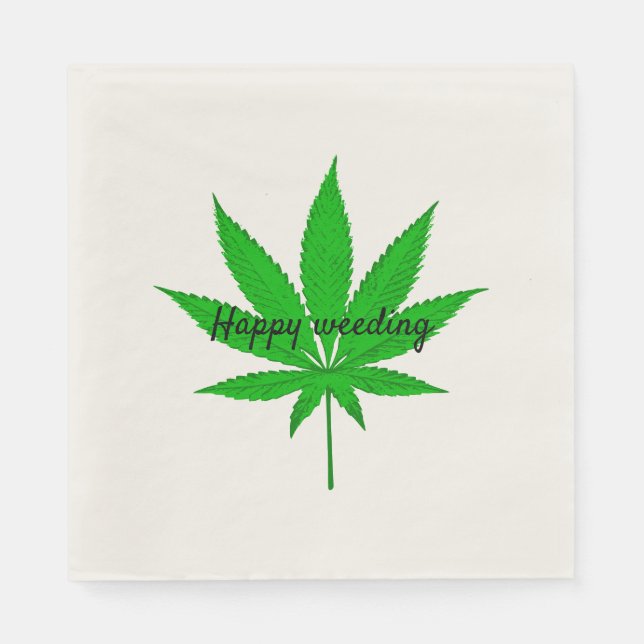 Guardanapo De Papel Feliz Casamento de Fez (Frente)