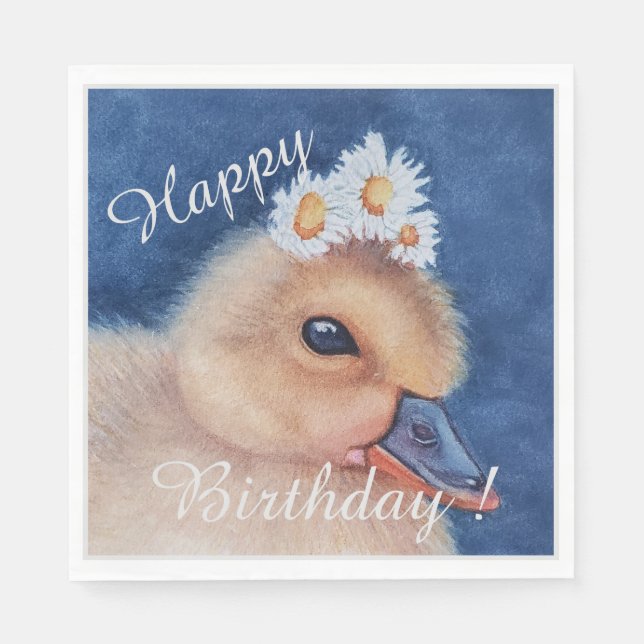 Guardanapo De Papel Feliz Celebração do aniversário de 3 anos (Frente)