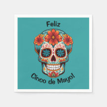 Feliz Cinco de Mayo! Crânio de Açúcar