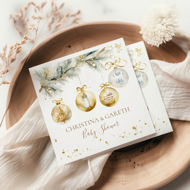 Guardanapo De Papel Feliz de Natal Boho Pequeno Chá de fraldas (Criador carregado)