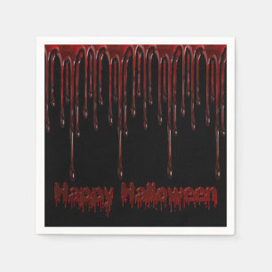 Guardanapo De Papel Feliz Derramamento de Sangue de Halloween