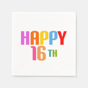 Guardanapo De Papel Feliz dia 16