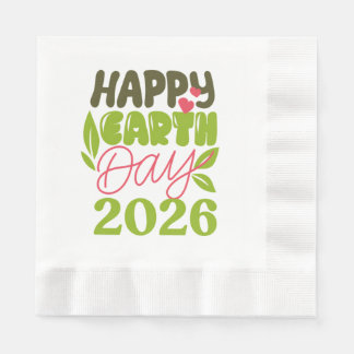 Guardanapo De Papel Feliz Dia da Terra 2026