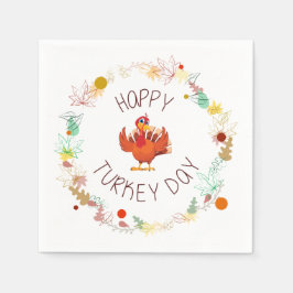 Guardanapo De Papel Feliz Dia da Turquia Sai e Turquia