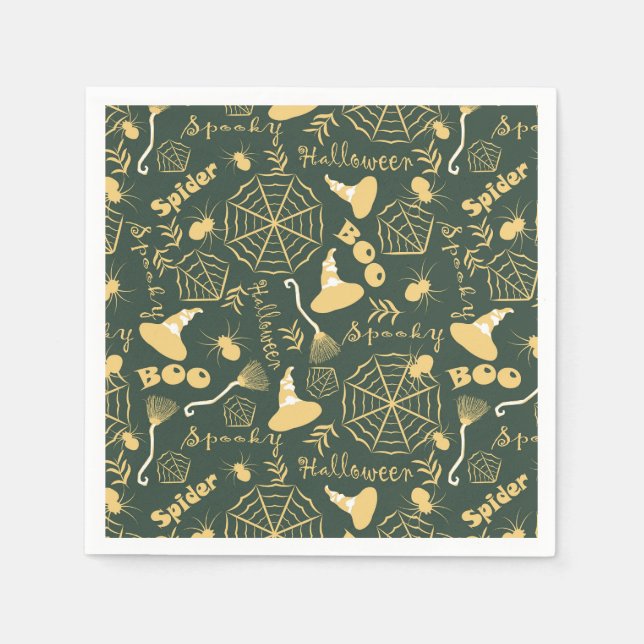 Guardanapo De Papel Feliz Dia das Bruxas (Frente)