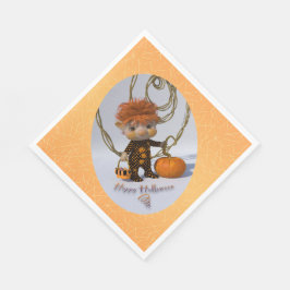 Guardanapo De Papel Feliz Dia das Bruxas!