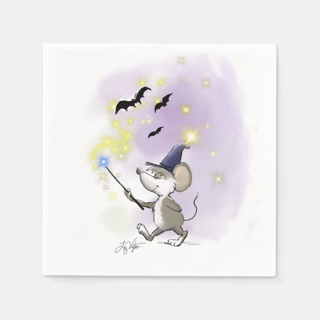 Guardanapo De Papel Feliz Dia das Bruxas de Moe (Frente)