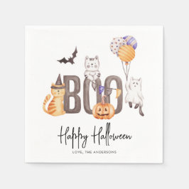 Guardanapo De Papel Feliz Dia das Bruxas Ghost Pumpkin Boo