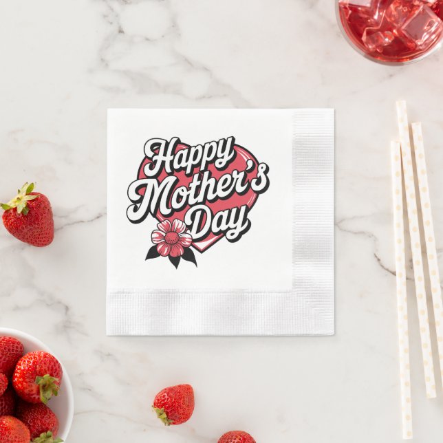 Guardanapo De Papel Feliz dia de as mães (Insitu)