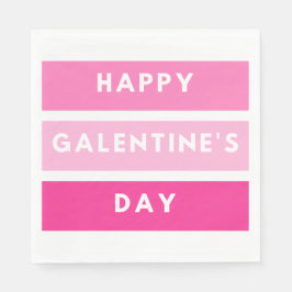 Guardanapo De Papel Feliz dia de Galentine Napkin