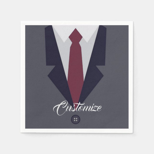 Guardanapo De Papel Feliz Dia de os pais Papel Napkins (Frente)