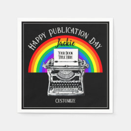 Guardanapo De Papel Feliz Dia de Publicação Personalizado LBGTQ