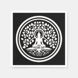 Guardanapo De Papel Feliz Dia do Vesak
