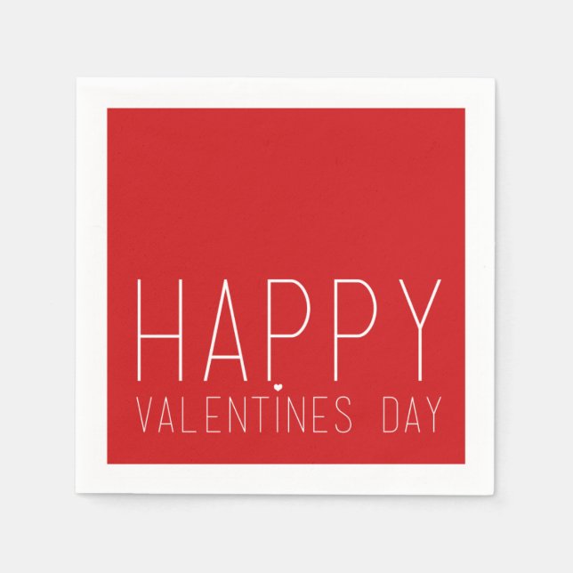Guardanapo De Papel Feliz Dia dos Namorados (Frente)