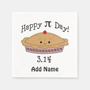 Guardanapo De Papel Feliz Dia Pi!
