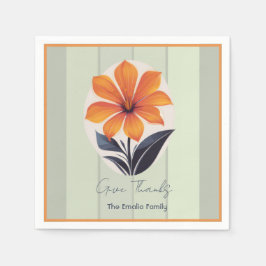 Guardanapo De Papel Feliz Documento de Ação de Graças