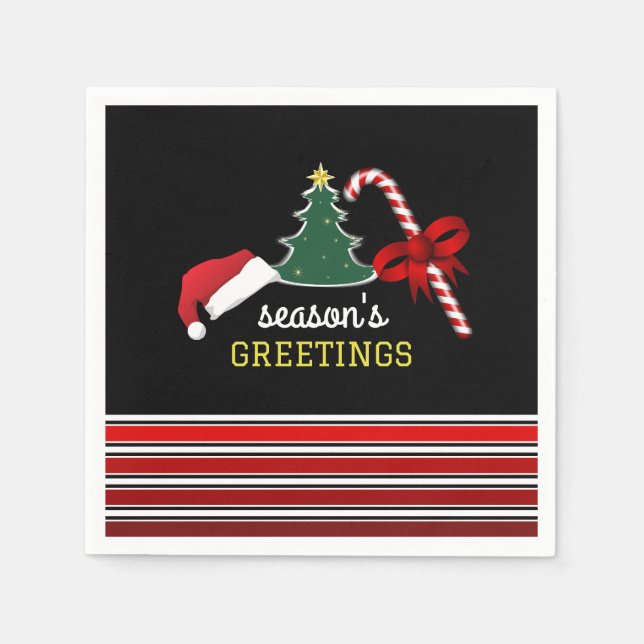 Guardanapo De Papel Feliz e Brilho, Natal (Frente)