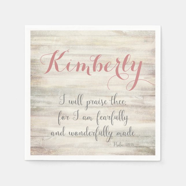 Guardanapo De Papel Feliz E Maravilhosamente Feito - Ps. 00:14 (Frente)