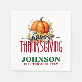 Guardanapo De Papel Feliz Festa de Ação de Graças
