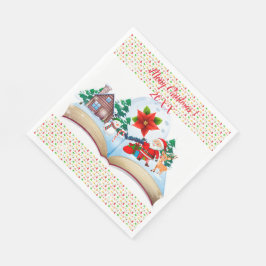 Guardanapo De Papel Feliz Festa de Natal