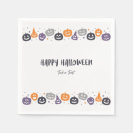 Guardanapo De Papel Feliz Halloween Doces ou Travessuras