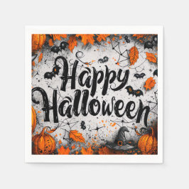 Guardanapo De Papel Feliz Halloween Napkins