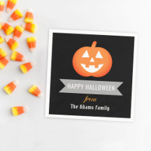 Feliz Halloween Orange Jack O Lanterna Pumpkin