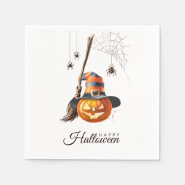 Guardanapo De Papel Feliz Halloween Pumpkin