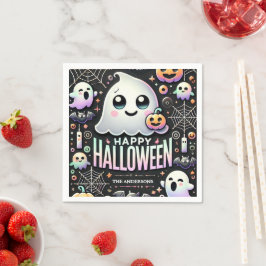 Guardanapo De Papel Feliz Halloween Spooky Ghost Bonito