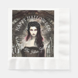 Guardanapo De Papel Feliz Halloween Steampunk Gothic Fallen Angel