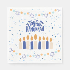 Guardanapo De Papel Feliz Hanukkah