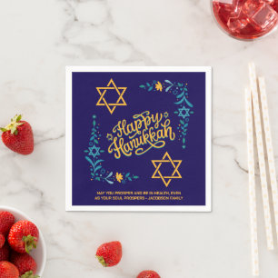 Guardanapo De Papel FELIZ HANUKKAH Chanukah