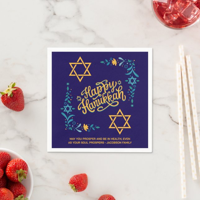 Guardanapo De Papel FELIZ HANUKKAH Chanukah (Insitu)