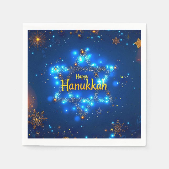 Guardanapo De Papel Feliz Hanukkah Napkins (Frente)