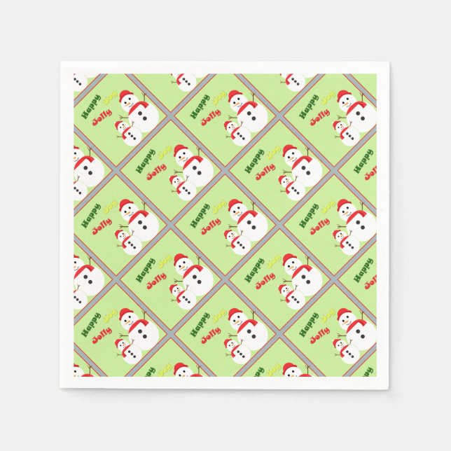Guardanapo De Papel Feliz Jolly Joy (Frente)