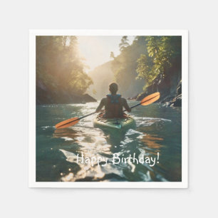 Guardanapo De Papel Feliz Kayaking